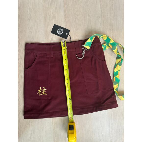 Demon Slayer GIYU TOMIOKA CONVERTIBLE CARGO SKIRT - Size S - Picture 10 of 11